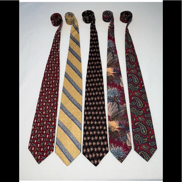 Nordstrom Other - Ties Lot Of 5 Ferrell Reed Nordstrom Ties Silk